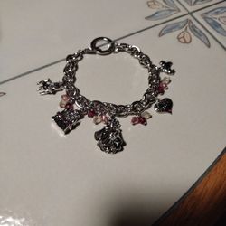 Vtg Princess Charm Bracelet