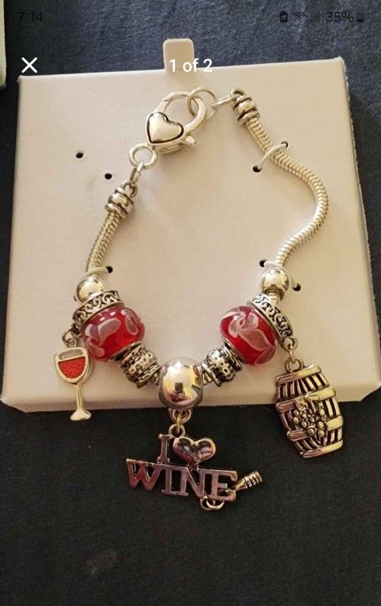 "I Love Wine" Bracelet