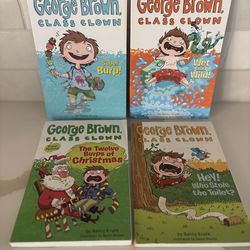 George Brown, Class Clown series written by Nancy Krulik, All 4 for $15