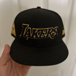 New Los Angeles Lakers Fitted Hat Size 7 3/8