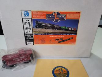 LIONEL 11985 O GAUGE ~ QUAKER OATS EXPRESS TRAIN SET (New In Box) + EXTRA+ Certificate