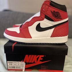 Jordan 1 Size 10  Spiderman Origin Story