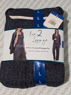 Live 2 Lounge 3-piece textured lounge set