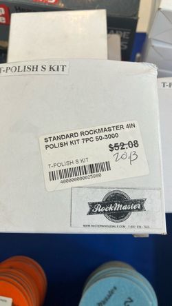 Standard rock master 4in polish kit