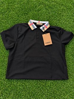Burberry Black Polo Shirt