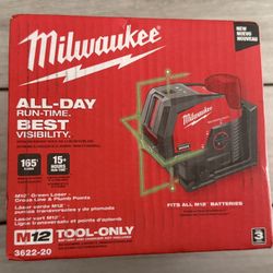 milwaukee m12 laser 