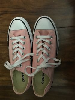 Pink Converse All Star size 7.5 in women’s