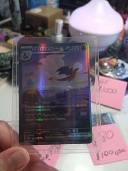 Scarlet & Violet Charizard illustrated OBO