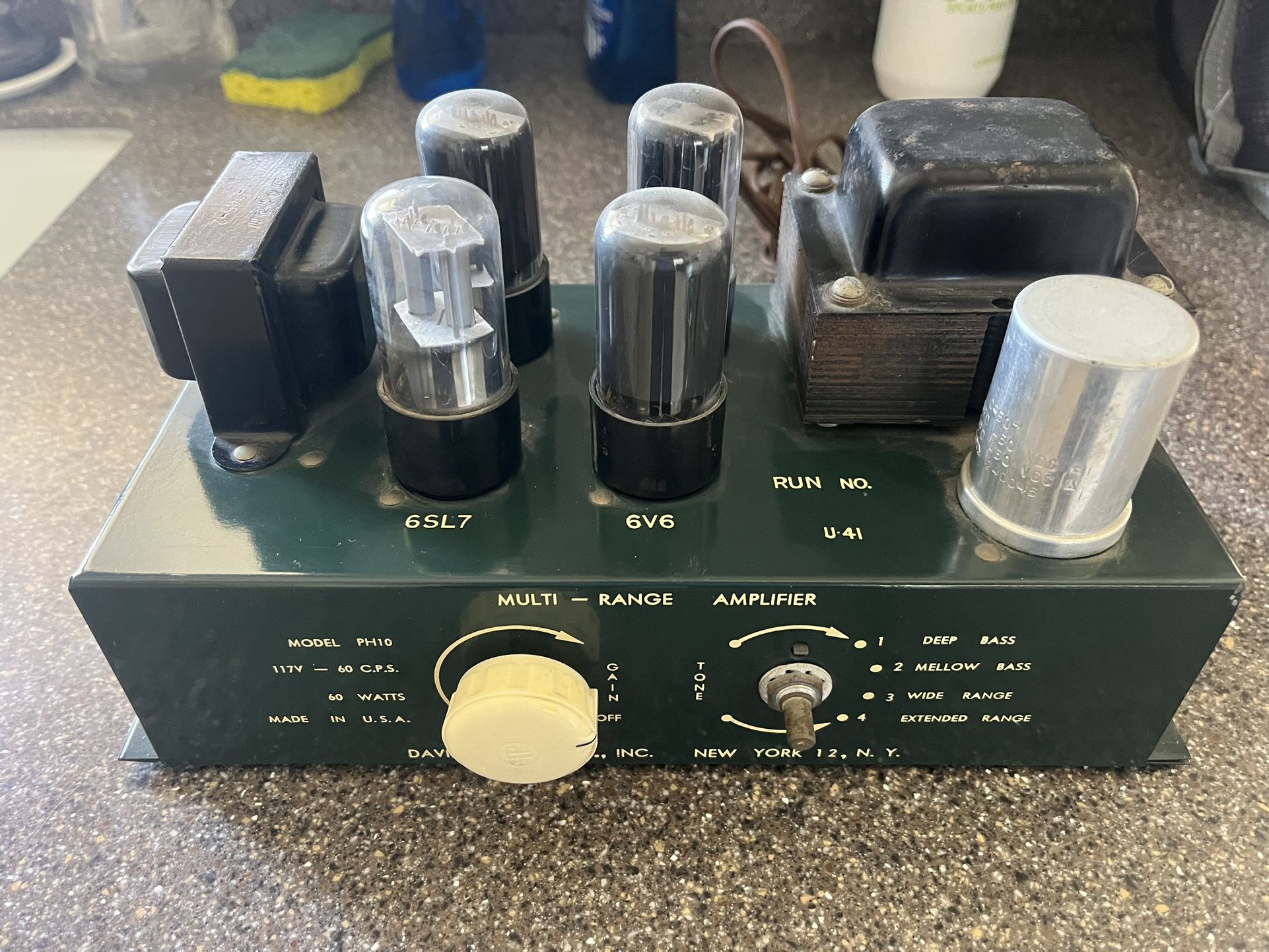 David Bogen PH10 Tube Amplifier 6V6