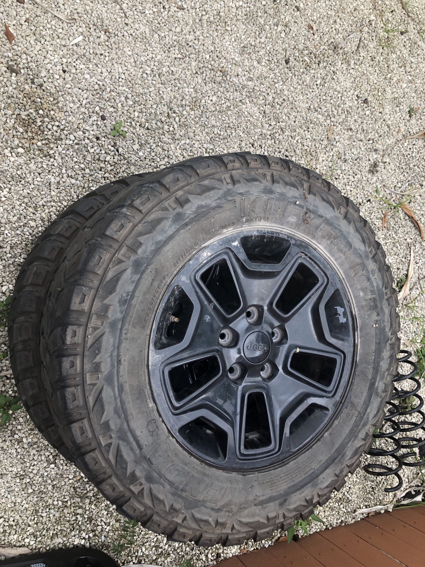”17” Jeep Wrangler Used Tires/Rims (1)