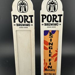 Port Brewing Beer Tap Handles 9.5” Tall San Diego