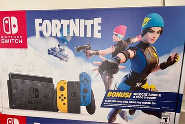 Rare Wildcat code! Fortnite Nintendo Switch  Wildcat Console Bundle - New with Code!