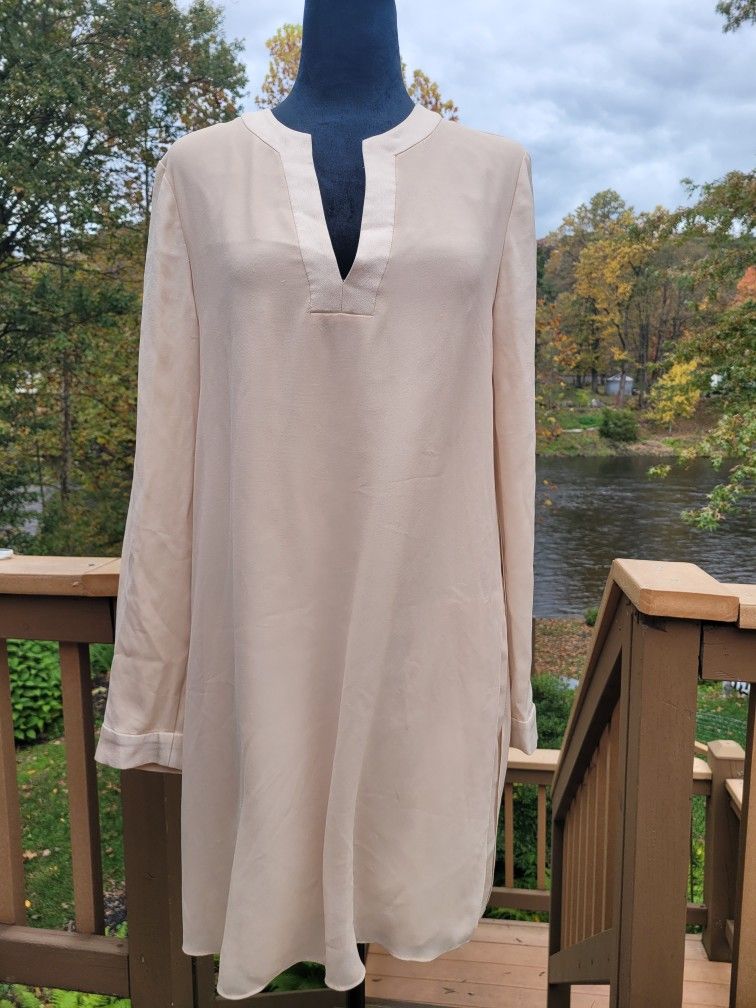 BCBG MAXAZIRA cream Tunic Dress