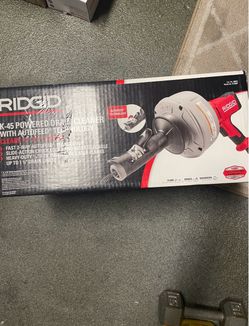 RIDGID K-45 Powered Drain Cleaner with Autofeed