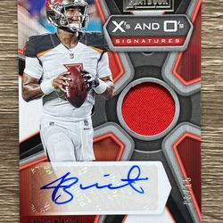 2019 Panini Playbook Jameis Winston X's and O's Patch Auto 03/15 Jersey Number
