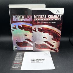 CiB Mortal Kombat: Armageddon Nintendo Wii Reg Card