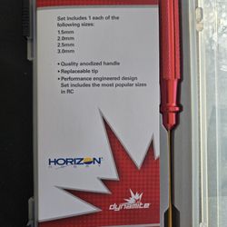 HEX DRIVER SET (4PC) METRIC 