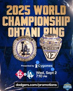 Shohei Ohtani World Series Ring