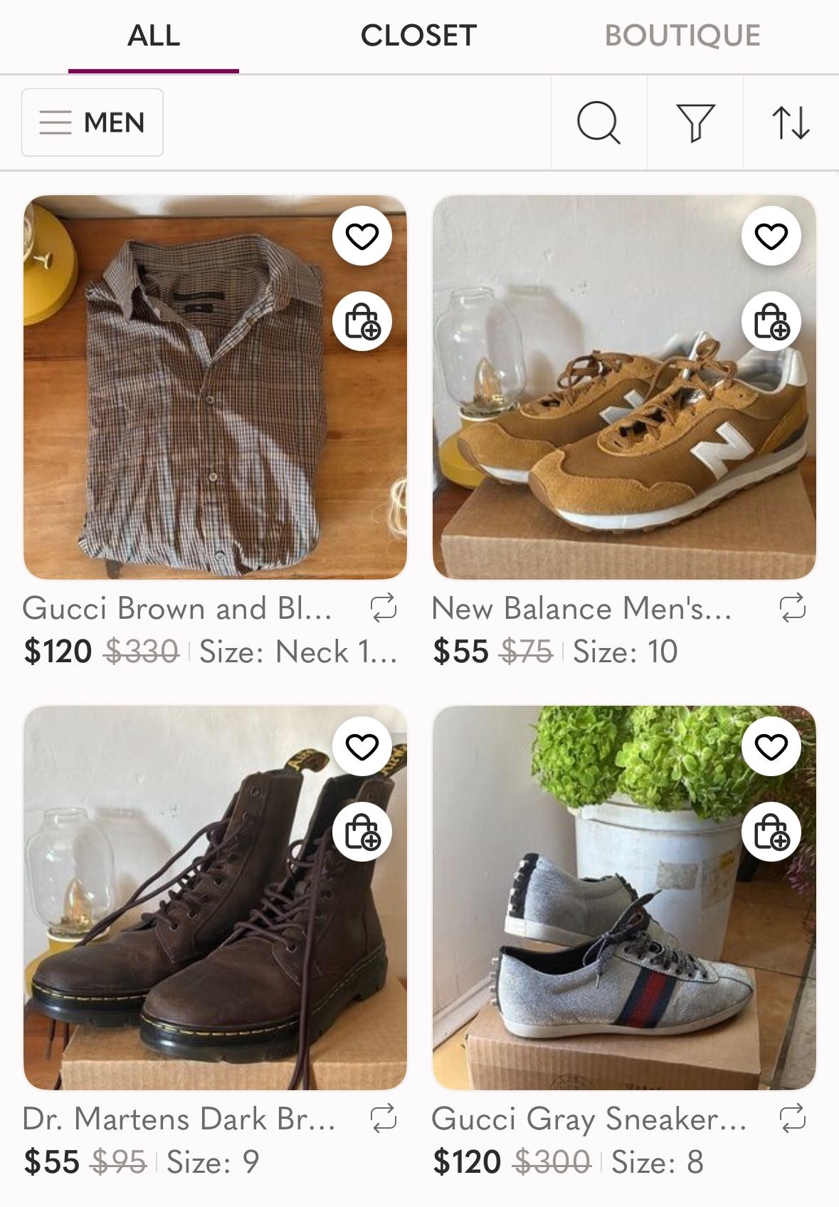 Men’s Shoes and Long sleeve Shirt