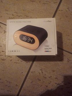 White Noise Digital Clock