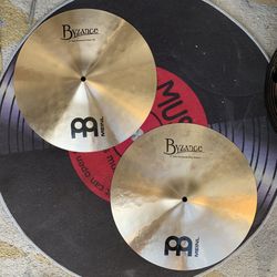 Meinl Byzance Series 15” Extra Hammered Hi Hat Drum Cymbals BRAND NEW Retails for $629