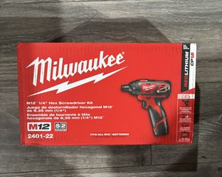 Milwuakee M12 Screwdriver Kit