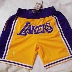 NBA Just Don LA LAKERS SHORT