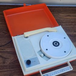 Vintage Portable Record Player 60s 70s
