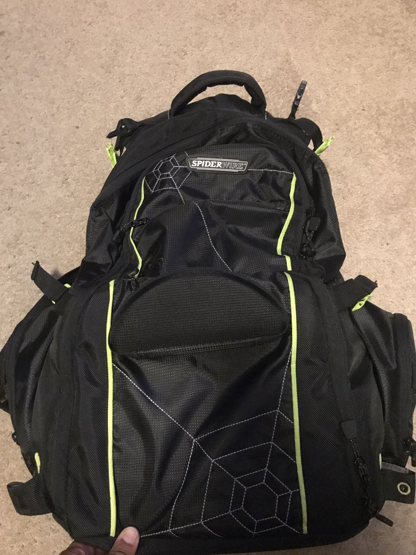 Spider Wire Fishing Tackle Backpack