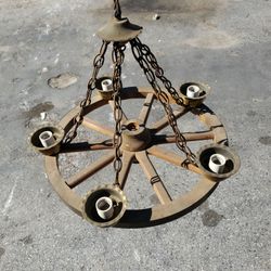 Wagon Wheel Light Fixtures 