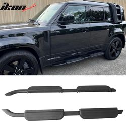 Fits 2020-2026 Land Rover Defender 110 130 OE Style Side Step Running Boards Black Aluminum Nerf Bars Rubber Anti-slip Pad