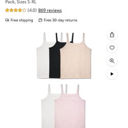 Brand New 5 Pack Of Girls Under Shirts