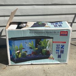 Aqua Culture 10-Gallon LED Aquarium Starter Kit – New/Open Box