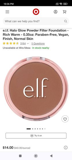 New e.l.f. Halo Glow Powder Filter Foundation