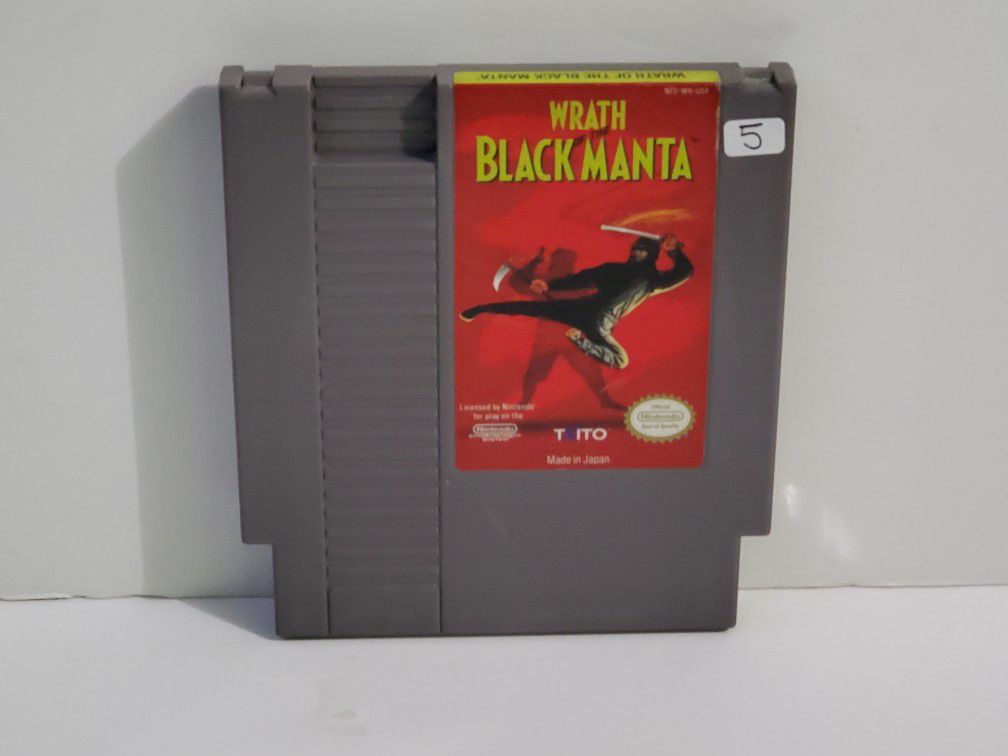 Nintendo NES Wrath Of The Black Manta 