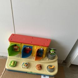 Vintage Sesame Street Activity Box For Toddlers