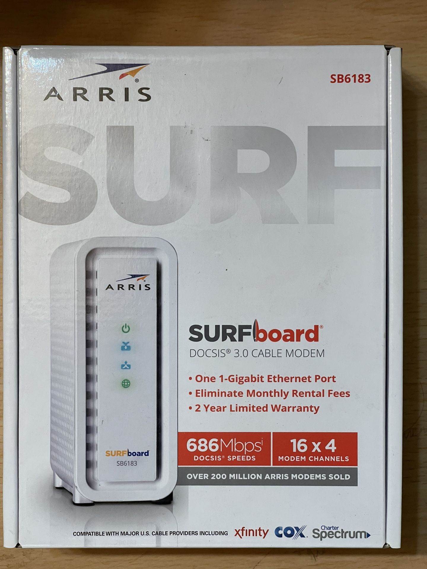 Arris SB6183 Surfboard DOCSIS 3.0 Cable Modem
