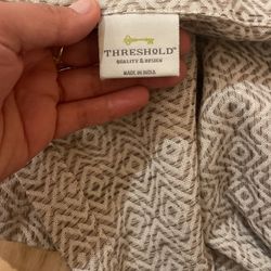 Threshold Weave Curtains (2x)