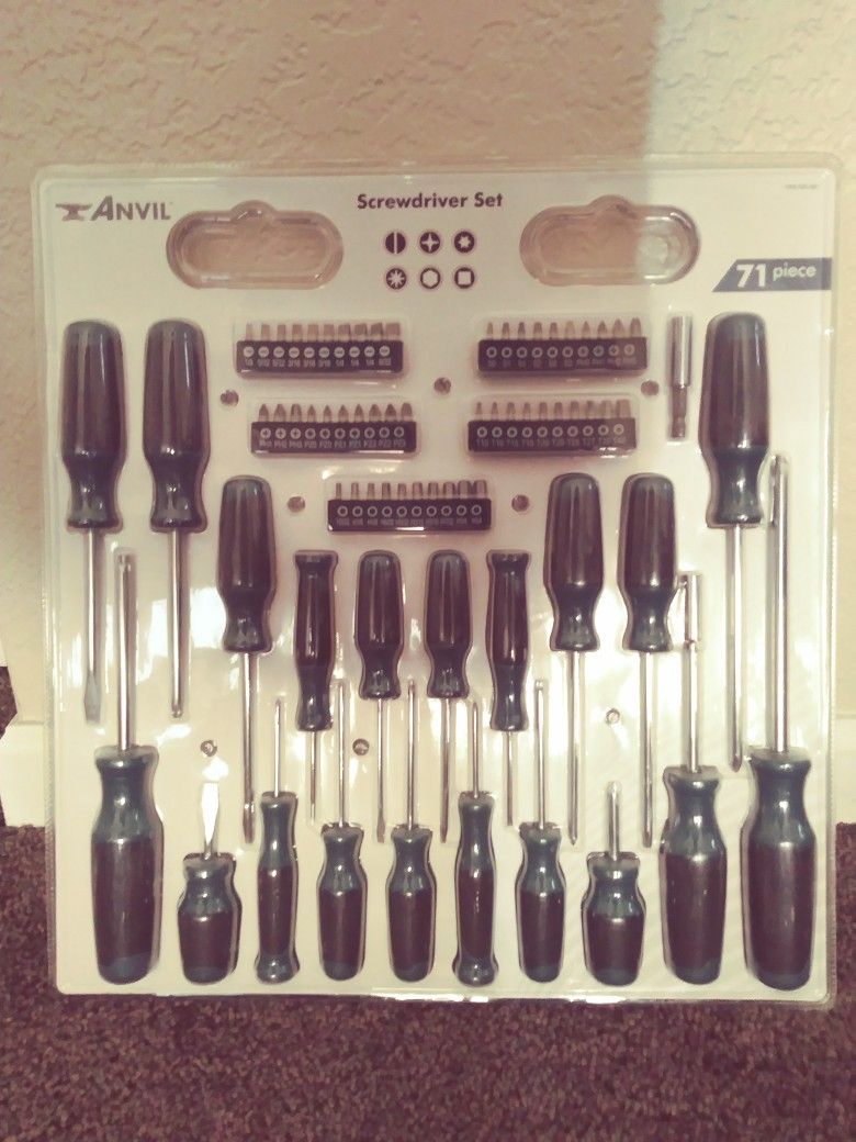 71 pc. ANVIL Screwdriver Set