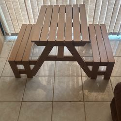 Children’s Bench Man Made Wood