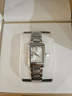 Brand New Versace Tonneau 23mm Swiss Made Women's Watch – Box & Authenticity Card