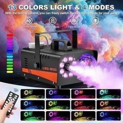 New Fog Machine with Disco Ball and LED Lights