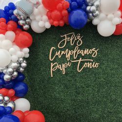 Baseball Balloons Garland 