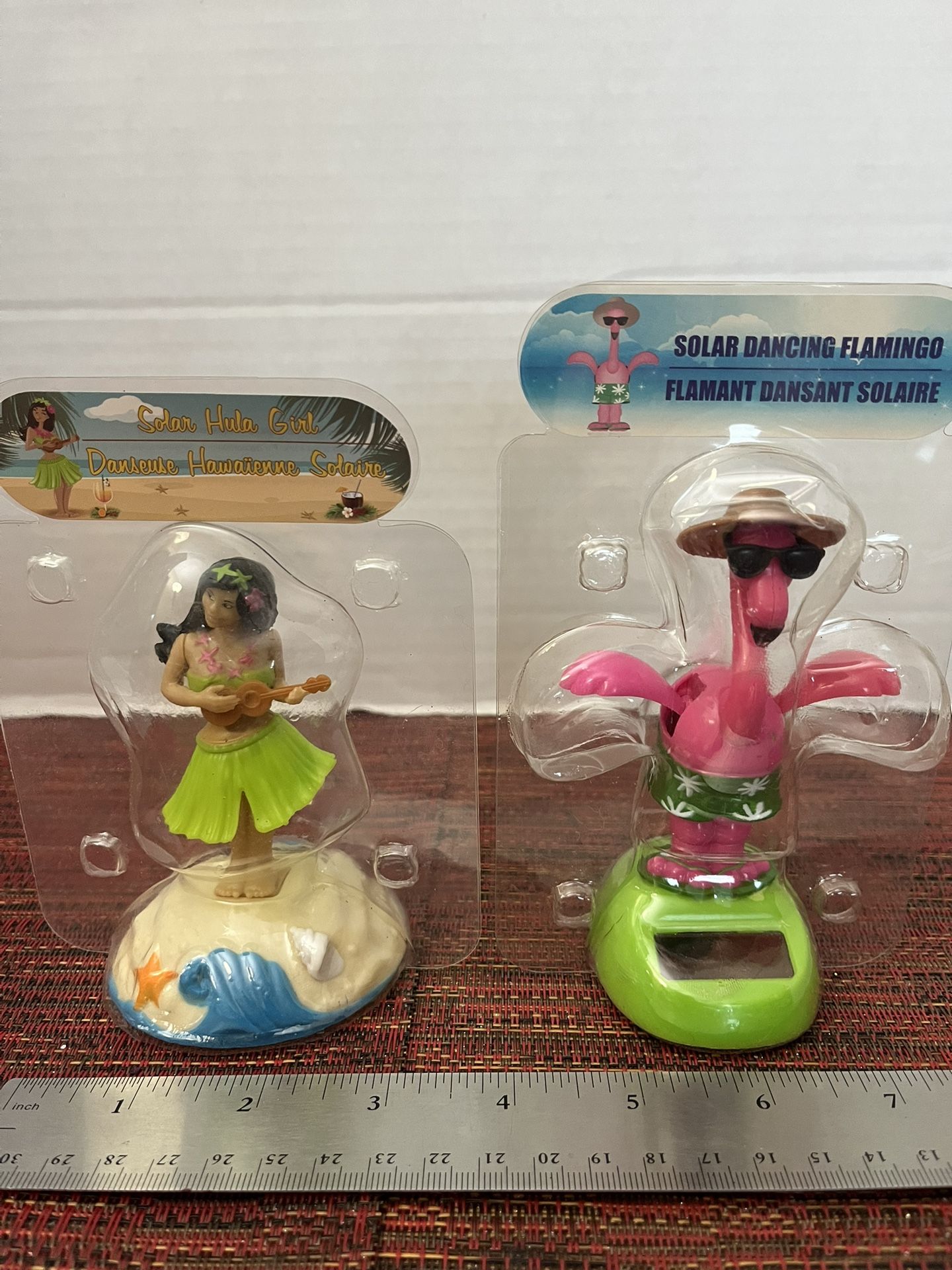 NEW Solar Powered Hula Dancer and/or Pink Flamingo - $10 each