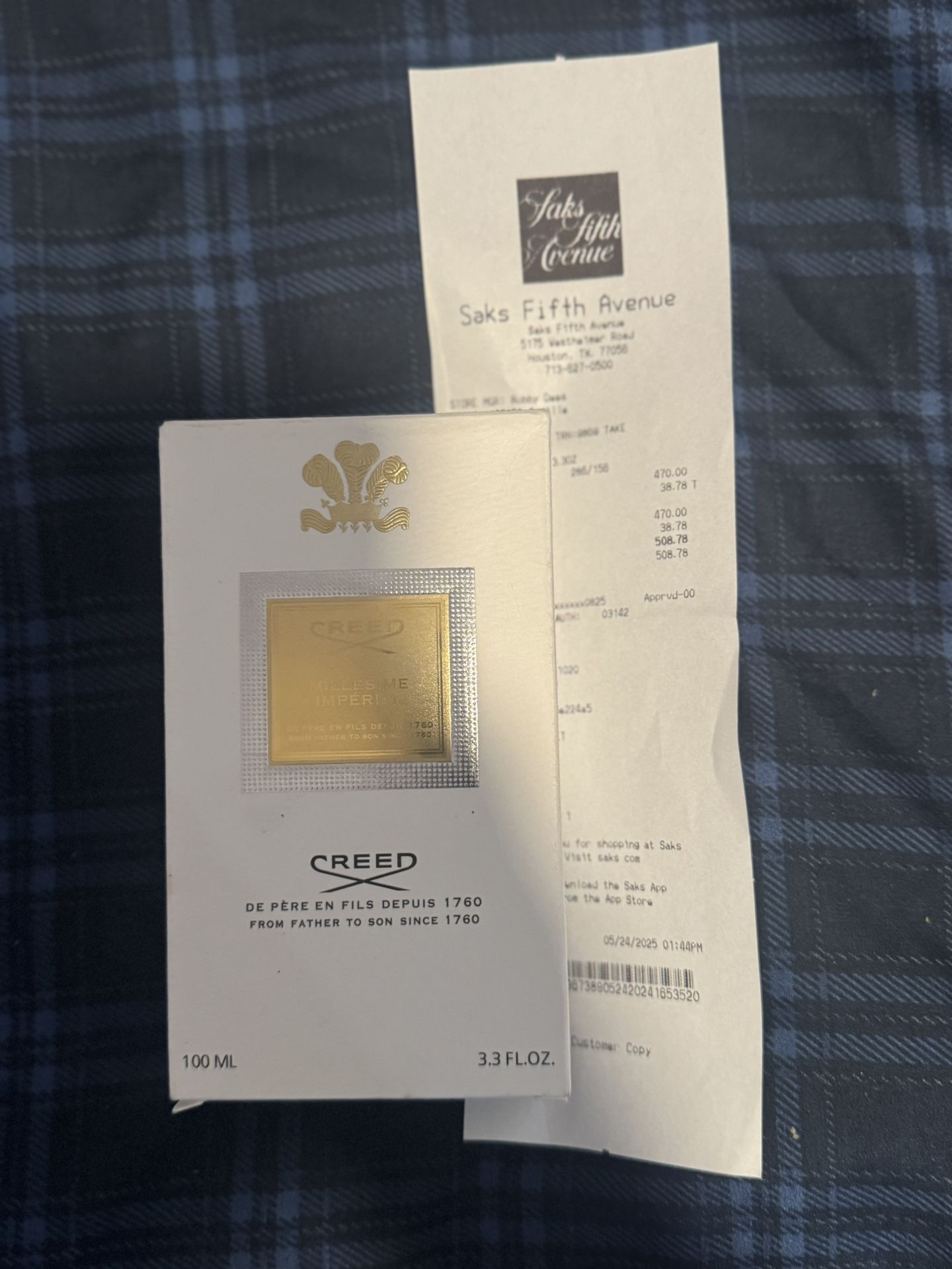 Creed Millesime Imperial Unisex Eau De Parfum Spary - 3.3Oz.