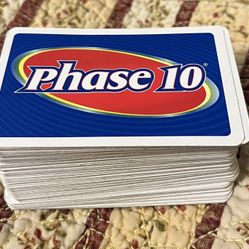 Phase 10 Card Game. Each $5