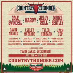 Country Thunder, Twin Lakes, Wi July 17-20th