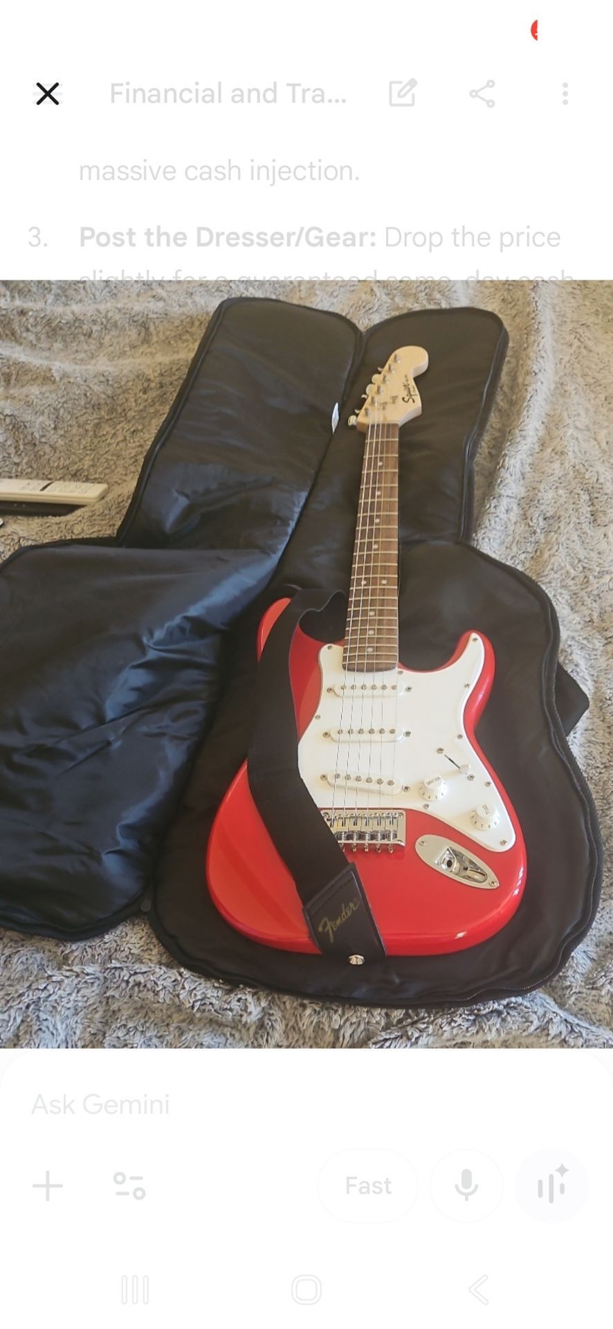 Mint condition strat Guitar