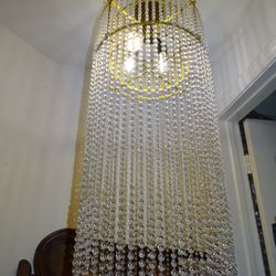 3 Ft Crystal Chandelier 
