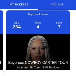 Cowboy Carter Tickets LA 4/28
